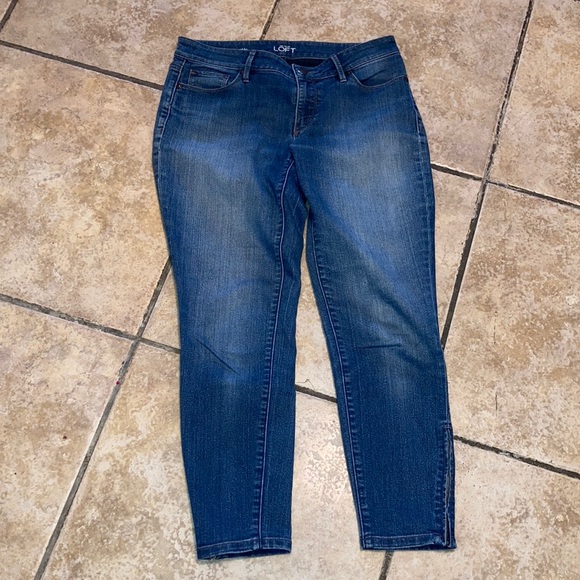 LOFT Denim - Loft Curvy Skinny Ankle Jeans Size 29